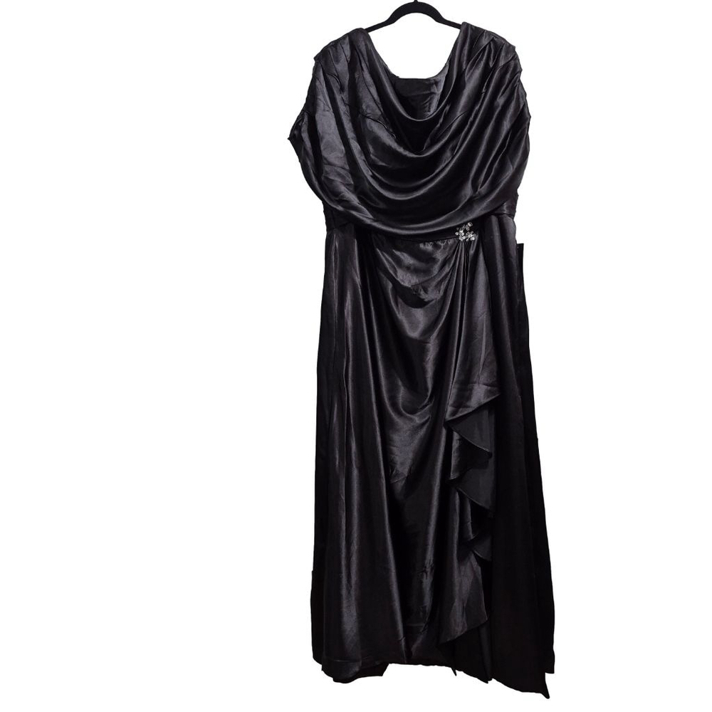 Women's Gown Dress Size 1X Black